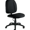 Offices To Go Fabric Armless Task Chair, Black (OTG11650-QL10)