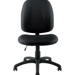 Offices To Go Fabric Armless Task Chair, Black (OTG11650-QL10)