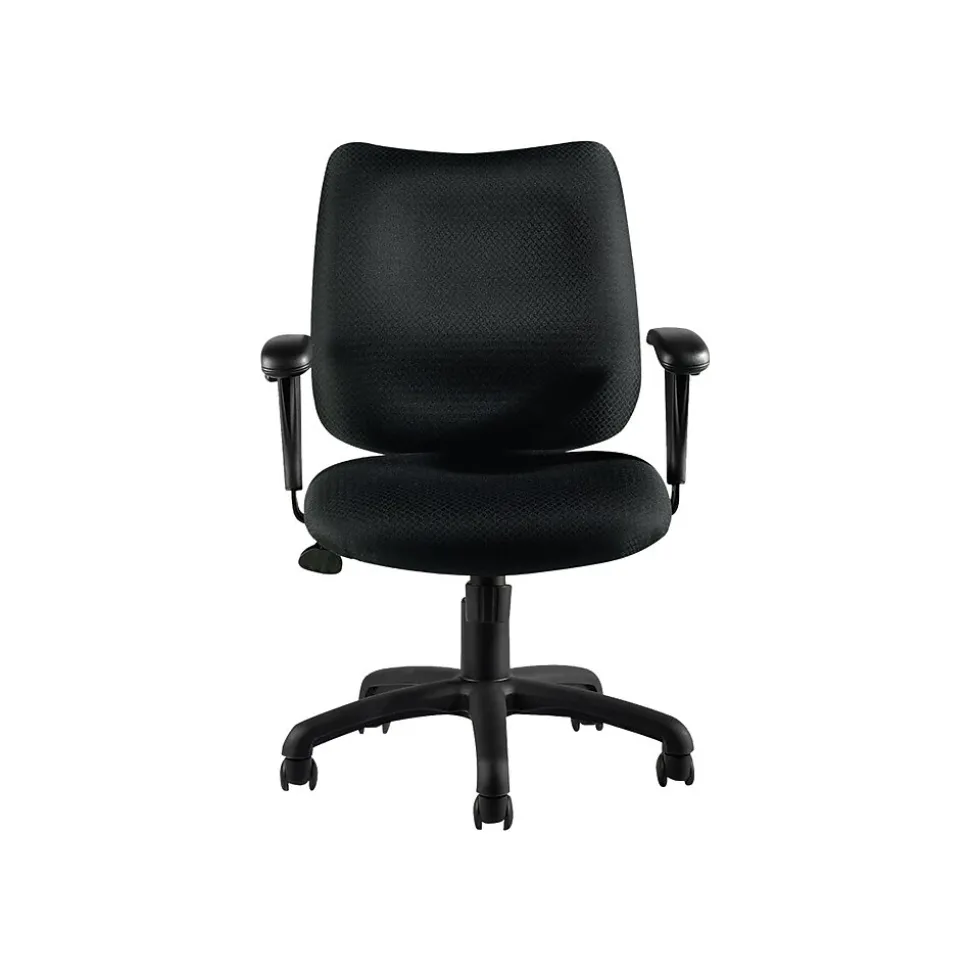 Offices To Go Fabric Task Chair, Patterned Black (OTG11612B)