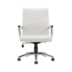 Offices To go Luxhide Executive Chair, White (OTG11730BL28)