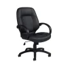 Offices To Go Luxhide Executive Chair, Black (OTG2788BL20)