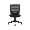 Offices To go Mesh Back Fabric Task Chair, Black (OTG11922B)