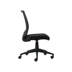 Offices To go Mesh Back Fabric Task Chair, Black (OTG11922B)