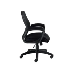 Offices To Go Mesh Back Fabric Manager Chair, Black (OTG11750B)