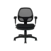 Offices To Go Mesh Fabric Manager Chair, Black (OTG11647B)