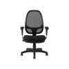 Offices To Go Mesh Fabric Manager Chair, Black (OTG11641B)