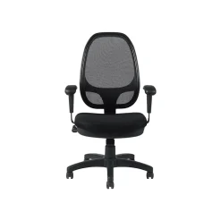 Offices To Go Mesh Fabric Manager Chair, Black (OTG11641B)
