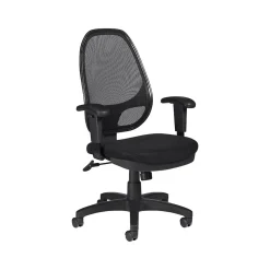 Offices To Go Mesh Fabric Manager Chair, Black (OTG11641B)