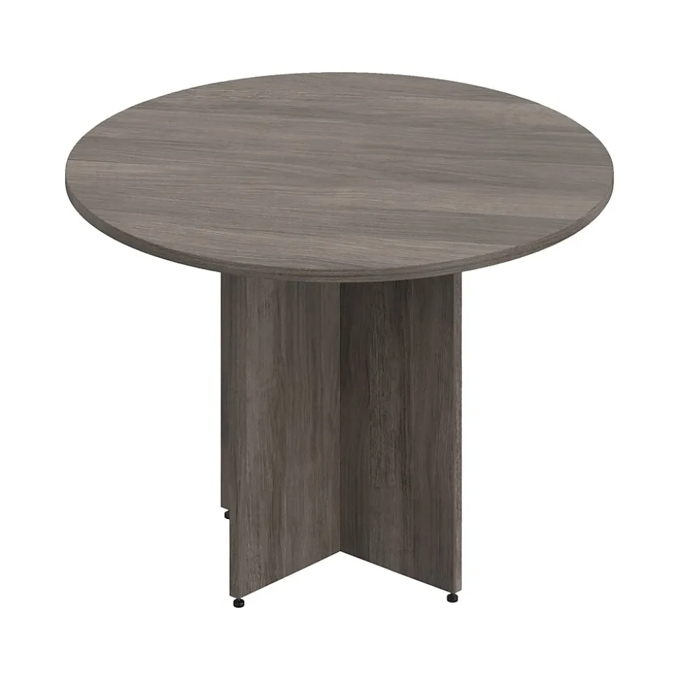 Offices To Go Superior 42" Round Conference Table, Artisan Gray (TDSL42RAGL)