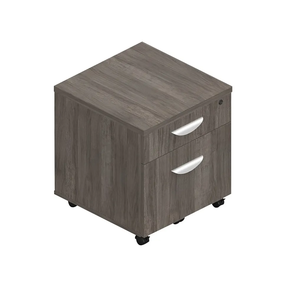 Offices To Go Superior 2-Drawer Vertical File Cabinet, Locking, Letter/Legal, Artisan Gray, 22" (TDSL22BFMAGL)