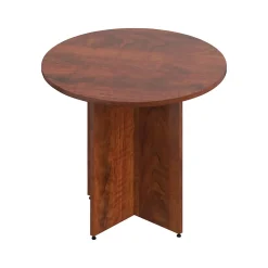 Offices To Go Superior Laminate Round Conference Table, Cherry (SL36R-ADC)