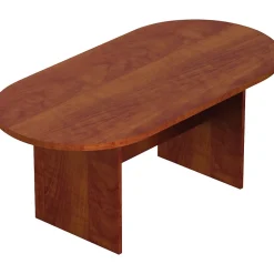 Offices To Go 71"W Racetrack Conference Table, American Dark Cherry (TDSL7136RSADC)