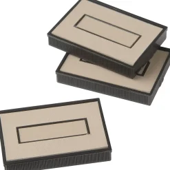 Offistamp Double Blank Dry Replacement Stamp Pads, 3/Pack (034515)