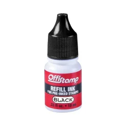 Offistamp Self-Inking Ink Refills, Black Ink (090724)