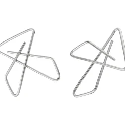 OIC Ideal Butterfly Clamps, Small, #2, Silver, 50/Bx