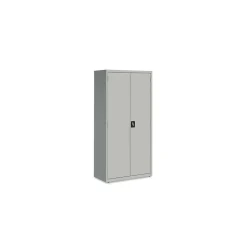 OIF 72"H Steel Storage Cabinet with 5 Shelves, Light Gray (CM7218LG)