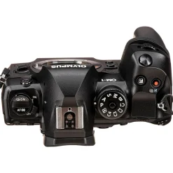 Olympus OM SYSTEM OM-1 20.4 Megapixel Mirrorless Camera Body Only, Black (V210010BU000)