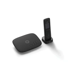Ooma Telo VoIP Residential Phone Service and HD3 Handset, Black (TELOHD3)