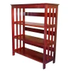 Ore International® Home Decorators Collection 3 Tier Rubberwood Bookcase, Cherry