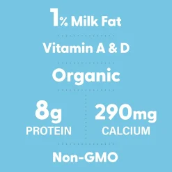 Organic Valley Aseptic Single Serve Milk, 8 Oz, 24/Pack (307-00381)