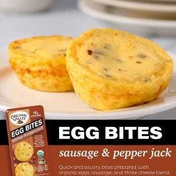 Organic Valley Egg Bites Variety Pack, 4oz, 6/Carton (600-03001)