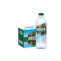 ORIGIN, 100% Natural Spring Water, 900 mL, Recycled Plastic Bottle (12 Count)