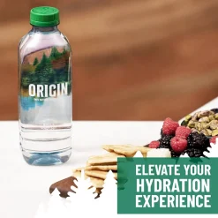 ORIGIN, 100% Natural Spring Water, 900 mL, Recycled Plastic Bottle (12 Count)