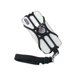 OTM Essentials Black Universal Phone Sling with Lanyard and Ring Grip (OB-A4A)