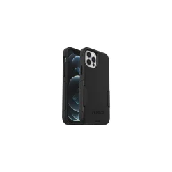 OtterBox Commuter Series Black Cover Case for iPhone 12/12 Pro, Shock Absorbing, Black (77-65405)