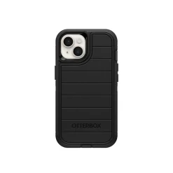 OtterBox Defender Pro Holster Case for iPhone 13/14/15, Shock Absorbing, Black (77-92735)