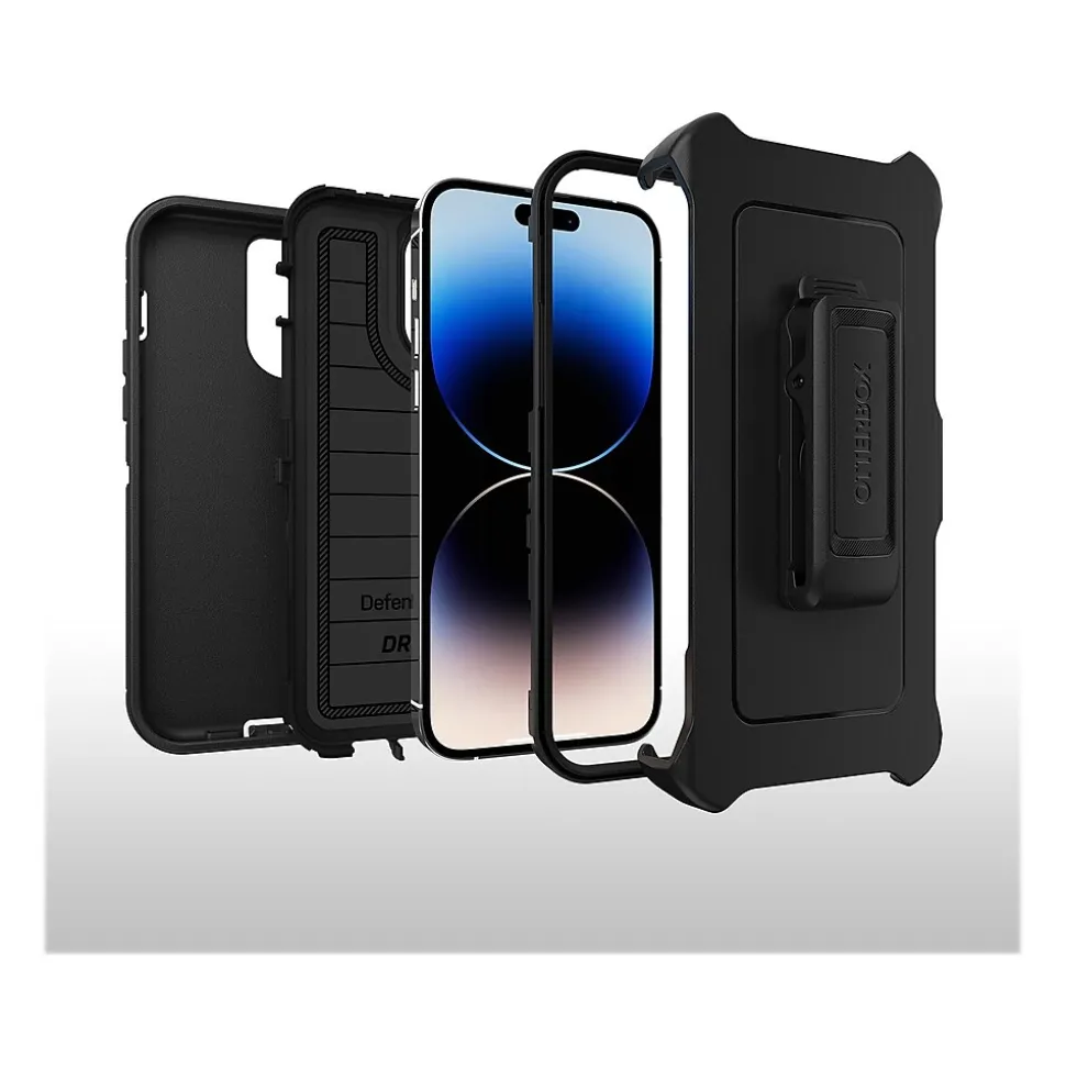 OtterBox Defender Series Pro Black Rugged Case for iPhone 14 Pro Max (77-88714)