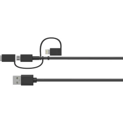 OtterBox USB-A Charging Kit for Most Smartphones, 5000mAh, Black (78-80638)