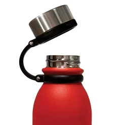 Outdoors Professional Stainless Steel Double-Walled Vacuum-Insulated Travel Bottle, 20 oz., Red (OUTD0247)