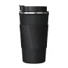Outdoors Professional Stainless Steel Double-Walled Vacuum Insulated Coffee Cup, 17.2 oz., Black (OUTD9447)