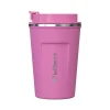 Outdoors Professional Stainless Steel Double-Walled Vacuum Insulated Coffee Cup, 12.8 oz., Pink (OUTD9430)