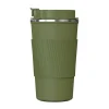 Outdoors Professional Stainless Steel Double-Walled Vacuum Insulated Coffee Cup, 17.2 oz., Olive Green (OUTD9454)