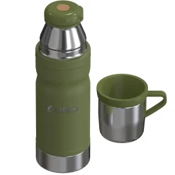 Outdoors Professional Stainless Steel Vacuum Insulated Termo Go Water Bottle, 25.3 oz., Green (OUTD9331)