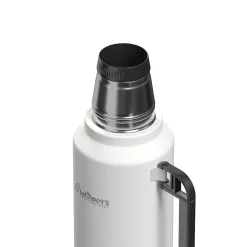 Outdoors Professional Stainless Steel Vacuum Insulated Termo Classic Water Bottle, 33 oz., White Mountains (OUTD9386)