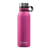 Outdoors Professional Stainless Steel Double-Walled Vacuum-Insulated Travel Bottle, 20 oz., Pink (OUTD9270)