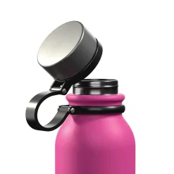 Outdoors Professional Stainless Steel Double-Walled Vacuum-Insulated Travel Bottle, 20 oz., Pink (OUTD9270)