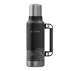 Outdoors Professional Stainless Steel Vacuum Insulated Termo Classic Water Bottle, 33 oz., Black Waves (OUTD9379)