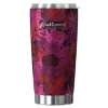 Outdoors Professional Stainless Steel Double-Walled Vacuum Insulated Classic Tumbler, 20 oz., Tropical Purple (OUTD9317)