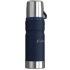 Outdoors Professional Stainless Steel Vacuum Insulated Termo Go Water Bottle, 25.3 oz., Blue (OUTD9348)