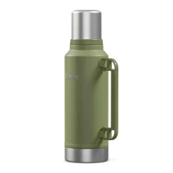 Outdoors Professional Stainless Steel Vacuum Insulated Termo Classic Water Bottle, 33 oz., Green (OUTD9362)