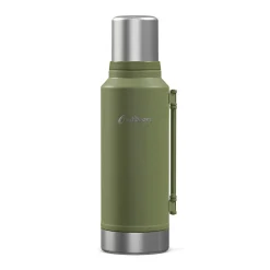 Outdoors Professional Stainless Steel Vacuum Insulated Termo Classic Water Bottle, 33 oz., Green (OUTD9362)