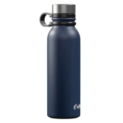 Outdoors Professional Stainless Steel Double-Walled Vacuum-Insulated Travel Bottle, 20 oz., Navy Blue (OUTD9263)