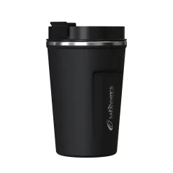 Outdoors Professional Stainless Steel Double-Walled Vacuum Insulated Coffee Cup, 12.8 oz., Black (OUTD9416)