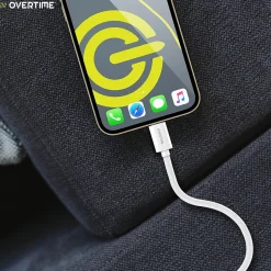 Overtime Overtime USBC Certified Charging Cables USB-C to USB-C Charging Cable, 6 ft., White, 3/Pack (MFIBLACK10FT)