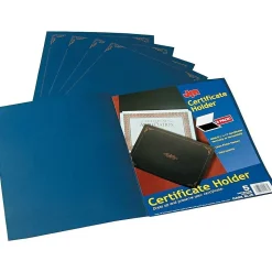 Oxford Certificate Holders, 11.25" x 8.75", Dark Blue, 5/Pack (29900235BGD)