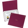 Oxford Certificate Holders, 8.88" x 11.25", Burgundy, 5/Pack (29900585BGD)